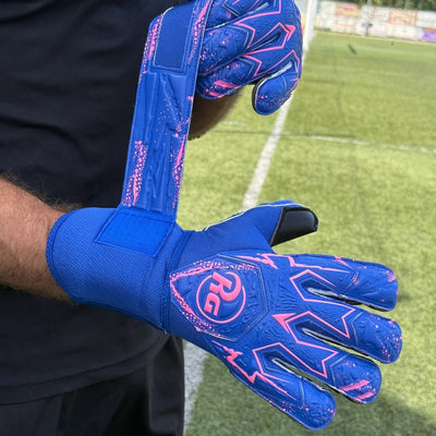 RG Snaga Galaxy Goalkeeper Gloves with Finger Support