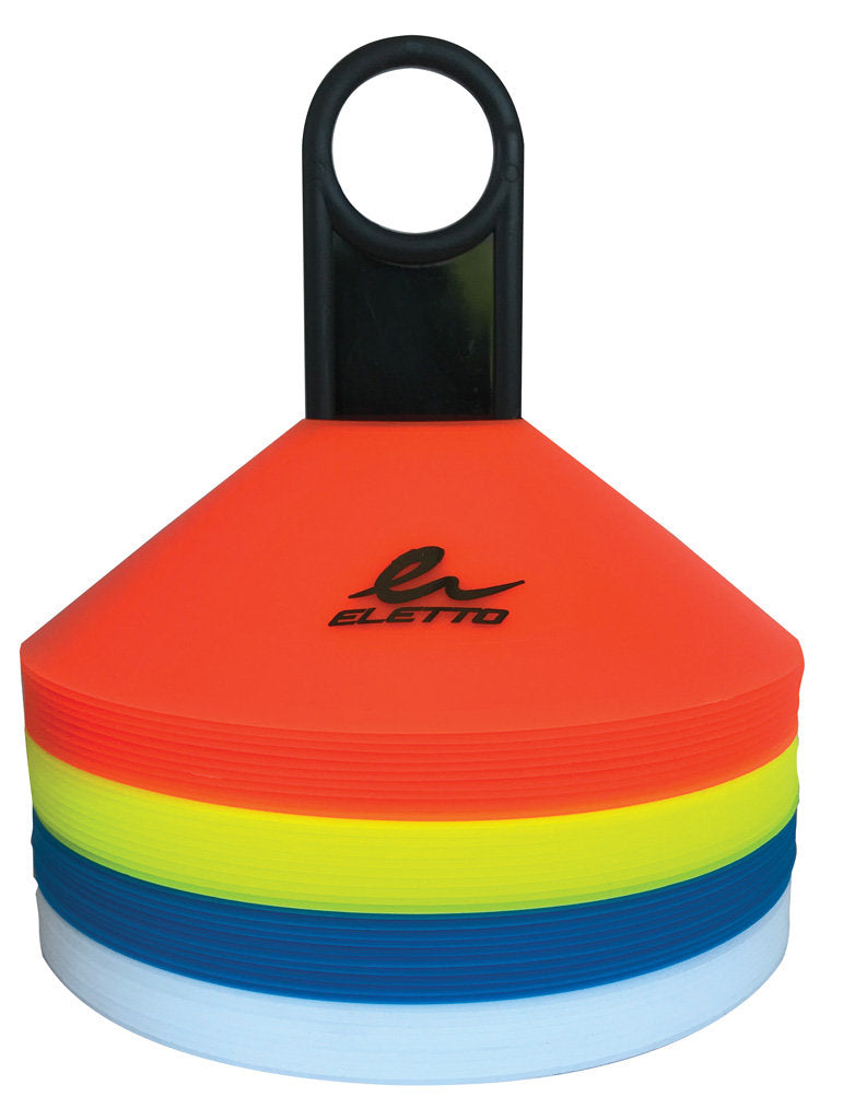 Eletto Soccer Disc Cone Carrier and 40 Cones