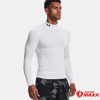 UnderArmour ColdGear Men's Compression Mock - White