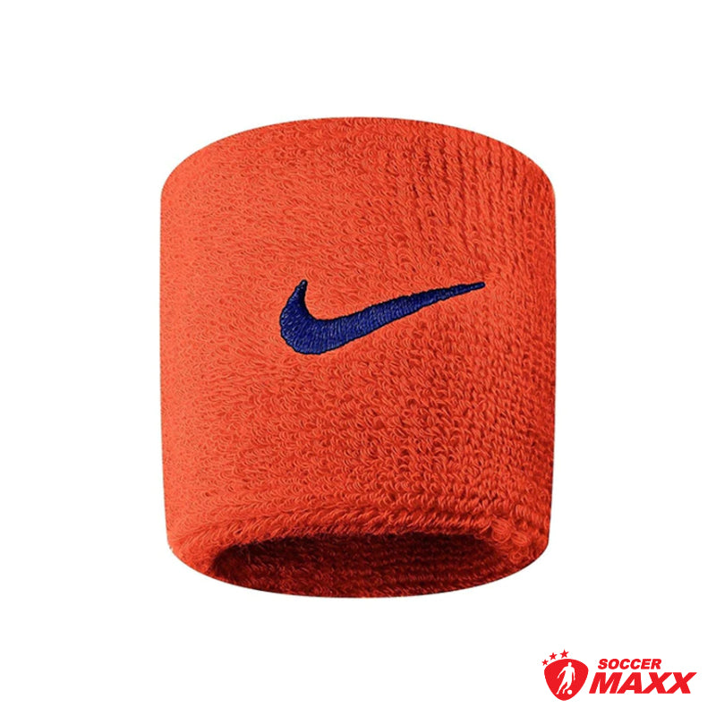 Nike Swoosh Wristbands - Orange/College Navy