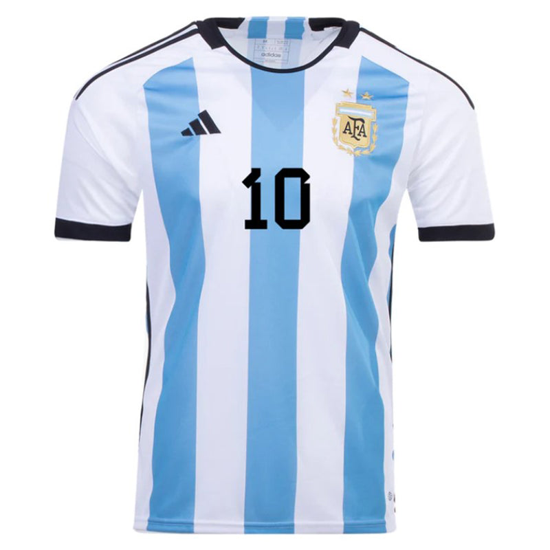 Messi Argentina 2022 Men's Replica Home Jersey