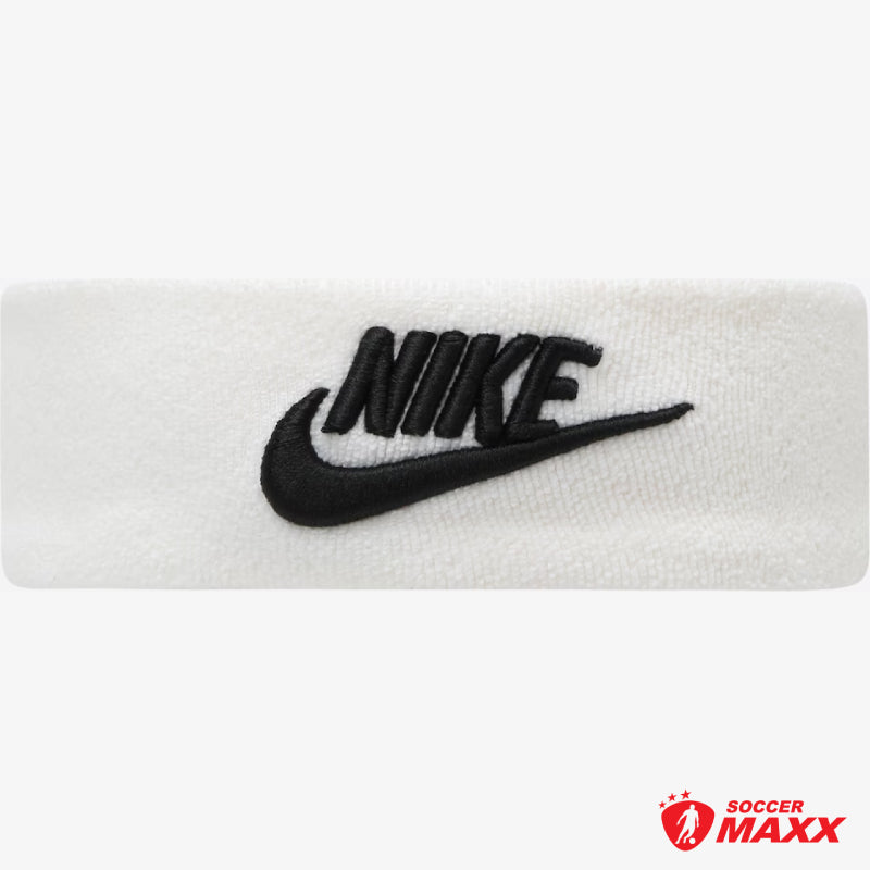 Nike Classic Headband Wide Terry - White/Black