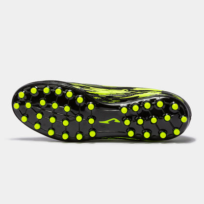 Joma Super Copa 22 Artificial Grass Shoe Black/Lemon Fluor