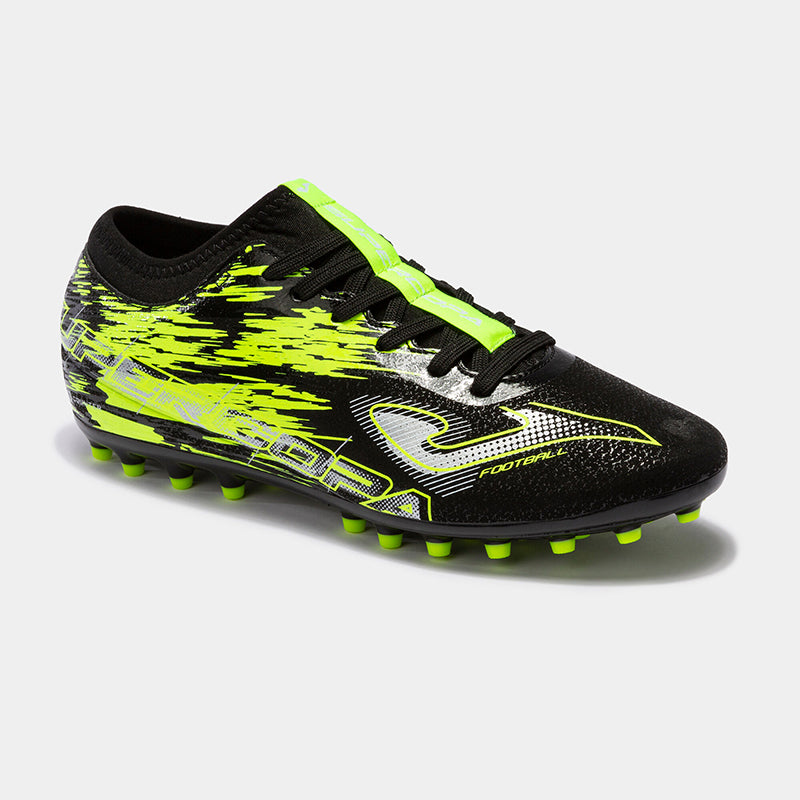 Joma Super Copa 22 Artificial Grass Shoe Black/Lemon Fluor