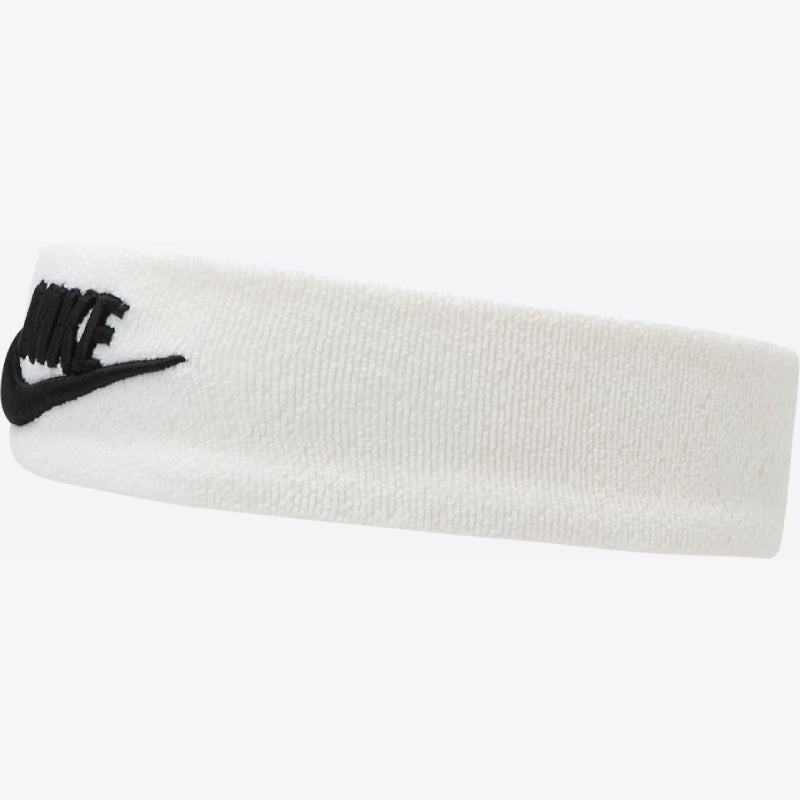 Nike Classic Headband Wide Terry - White/Black