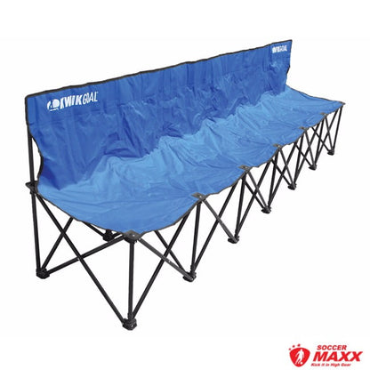 Kwik Goal 6 Seat Bench Blue