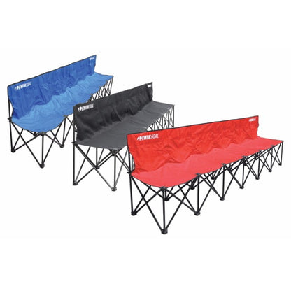 Kwik Goal 6 Seat Bench Red