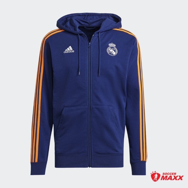 adidas Real Madrid 3S Full Zip Hoodie