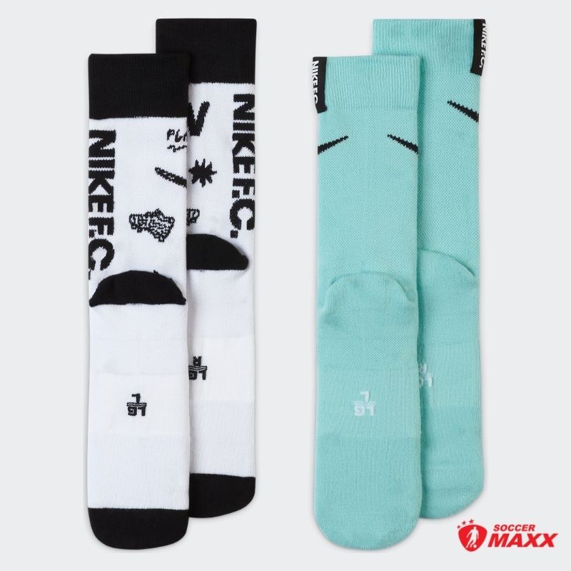 Nike FC SNKR Sox Essential Crew Socks (2 pair)