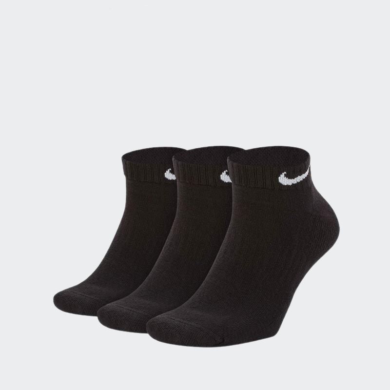 Nike Everyday Cushioned Low Training Socks 3 Pairs Black M