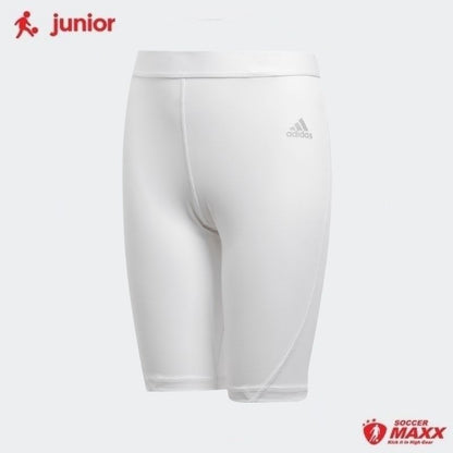 Adidas Alphaskin Youth Compression Shorts - White