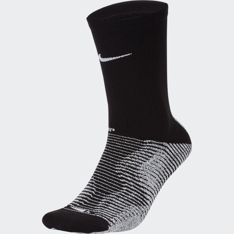 Nike Strike Mercurial Crew Sock - White & Wolf Grey - SoccerPro